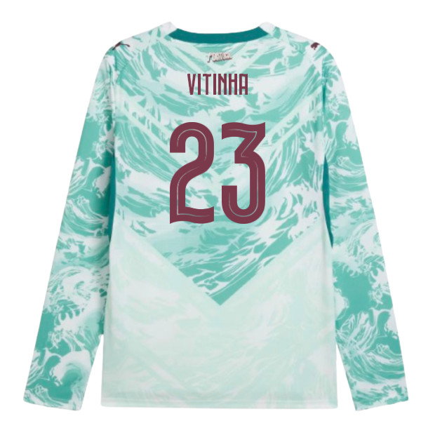 2026-2027 Portugal Long Sleeves Away Shirt (Vitinha 23)-SoccerKits Hub | Buy Soccer Jerseys Online